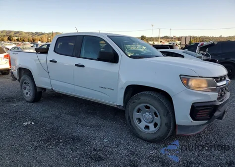 2021 Chevrolet Colorado из США, поврежденный, VIN 1GCGTBEN6M1238764